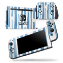 Blue Abstract WaterColor Strokes - Skin Wrap Decal for Nintendo Switch Lite Console & Dock - 3DS XL - 2DS - Pro - DSi - Wii - Joy-Con Gaming Controller