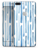 Blue Abstract WaterColor Strokes - Skin-kit for the iPhone 8 or 8 Plus