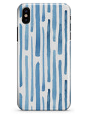 Blue Abstract WaterColor Strokes - iPhone X Clipit Case