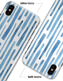 Blue Abstract WaterColor Strokes - iPhone X Clipit Case