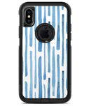 Blue Abstract WaterColor Strokes - iPhone X OtterBox Case & Skin Kits
