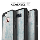 Blue Chipped Concrete Wall - Skin Kit for the iPhone OtterBox Cases