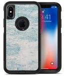 Blue Chipped Concrete Wall - iPhone X OtterBox Case & Skin Kits