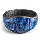 Blue Circuit Board V1 - Decal Skin Wrap Kit for the Disney Magic Band