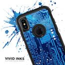 Blue Circuit Board V1 - Skin Kit for the iPhone OtterBox Cases