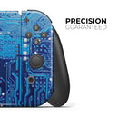 Blue Circuit Board V1 // Skin Decal Wrap Kit for Nintendo Switch Console & Dock, Joy-Cons, Pro Controller, Lite, 3DS XL, 2DS XL, DSi, or Wii - Vinyl Skin Wrap for Nintendo Switch 2, OLED, Lite, Pro Controller, Wii & Classic Handhelds