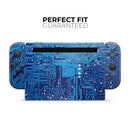 Blue Circuit Board V1 // Skin Decal Wrap Kit for Nintendo Switch Console & Dock, Joy-Cons, Pro Controller, Lite, 3DS XL, 2DS XL, DSi, or Wii - Vinyl Skin Wrap for Nintendo Switch 2, OLED, Lite, Pro Controller, Wii & Classic Handhelds