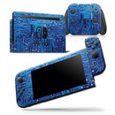 Blue Circuit Board V1 - Skin Wrap Decal for Nintendo Switch Lite Console & Dock - 3DS XL - 2DS - Pro - DSi - Wii - Joy-Con Gaming Controller
