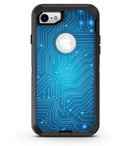 Blue Circuit Board V2 - iPhone 7 or 8 OtterBox Case & Skin Kits