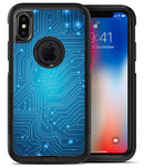 Blue Circuit Board V2 - iPhone X OtterBox Case & Skin Kits