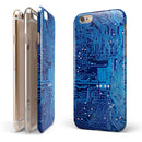 Blue Cirtcuit Board V1 iPhone 6/6s or 6/6s Plus 2-Piece Hybrid INK-Fuzed Case