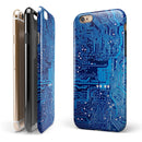 Blue Cirtcuit Board V1 iPhone 6/6s or 6/6s Plus 2-Piece Hybrid INK-Fuzed Case