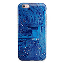 Blue Cirtcuit Board V1 iPhone 6/6s or 6/6s Plus 2-Piece Hybrid INK-Fuzed Case
