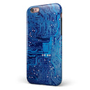 Blue Cirtcuit Board V1 iPhone 6/6s or 6/6s Plus 2-Piece Hybrid INK-Fuzed Case