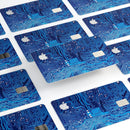 Blue Cirtcuit Board V1 - Premium Protective Decal Skin-Kit for the Apple Credit Card