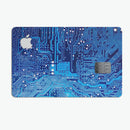 Blue Cirtcuit Board V1 - Premium Protective Decal Skin-Kit for the Apple Credit Card