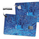 Blue Cirtcuit Board V1 - Premium Protective Decal Skin-Kit for the Apple Credit Card