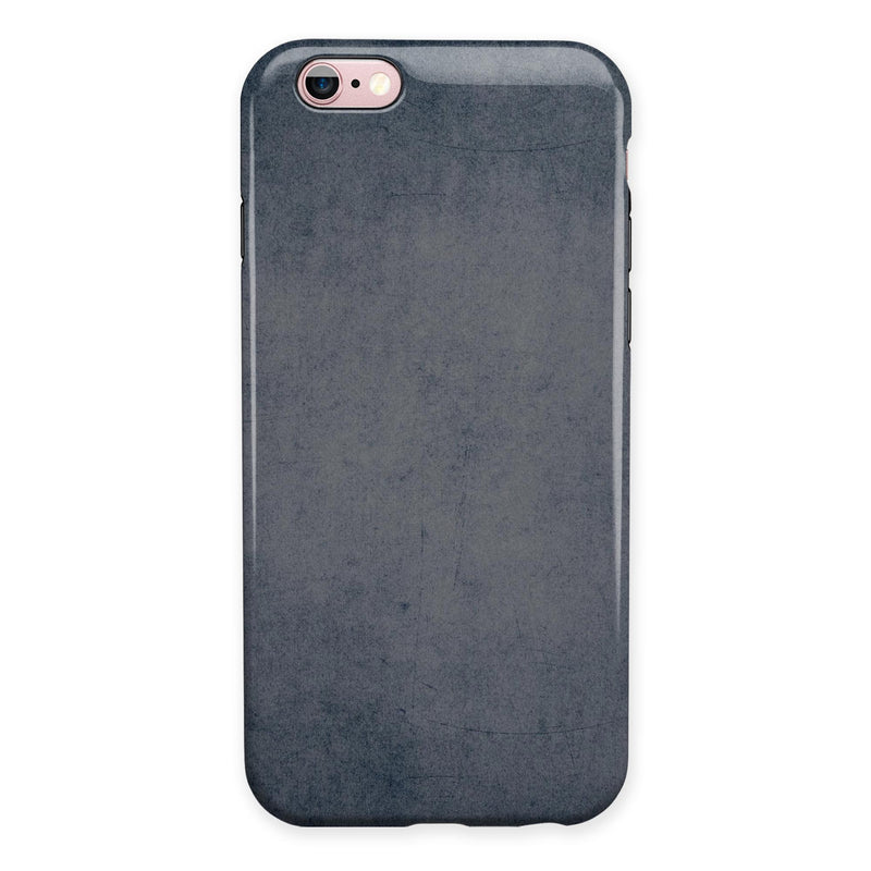 Blue Concrete Grunge Surface iPhone 6/6s or 6/6s Plus 2-Piece Hybrid INK-Fuzed Case