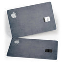 Blue Concrete Grunge Surface - Premium Protective Decal Skin-Kit for the Apple Credit Card