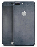 Blue Concrete Grunge Surface - Skin-kit for the iPhone 8 or 8 Plus