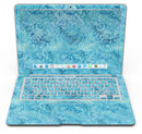 Blue Damask v2 Watercolor Pattern - MacBook Air Skin Kit