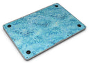 Blue Damask v2 Watercolor Pattern - MacBook Air Skin Kit