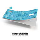 Blue Damask v2 Watercolor Pattern - Premium Protective Decal Skin-Kit for the Apple Credit Card