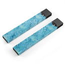 Blue Damask v2 Watercolor Pattern - Premium Decal Protective Skin-Wrap Sticker compatible with the Juul Labs vaping device
