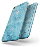 Blue Damask v2 Watercolor Pattern - Skin-kit for the iPhone 8 or 8 Plus