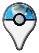 Blue Dark 32 Absorbed Watercolor Texture Pokémon GO Plus Vinyl Protective Decal Skin Kit