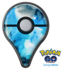 Blue Dark 32 Absorbed Watercolor Texture Pokémon GO Plus Vinyl Protective Decal Skin Kit