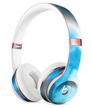 Blue Dark 32 Absorbed Watercolor Texture Full-Body Skin Kit for the Beats by Dre Solo 3 Wireless Headphones