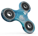Blue Dark 32 Absorbed Watercolor Texture Full-Body Fidget Spinner Skin-Kit