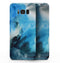 Blue Dark 32 Absorbed Watercolor Texture - Samsung Galaxy S8 Full-Body Skin Kit