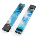 Blue Dark 32 Absorbed Watercolor Texture - Premium Decal Protective Skin-Wrap Sticker compatible with the Juul Labs vaping device