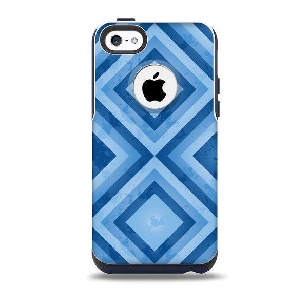 Blue Diamond Pattern Skin for the iPhone 5c OtterBox Commuter Case