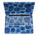 Blue Floral Succulents - MacBook Pro with Retina Display Full-Coverage Skin Kit