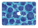 Blue Floral Succulents - MacBook Pro with Retina Display Full-Coverage Skin Kit