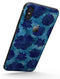 Blue Floral Succulents - iPhone X Skin-Kit