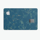 Blue Geometric V10 - Premium Protective Decal Skin-Kit for the Apple Credit Card