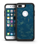 Blue Coral Whispy Feathers - iPhone 7 or 7 Plus Commuter Case Skin Kit