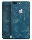 Blue Geometric V10 - Skin-kit for the iPhone 8 or 8 Plus