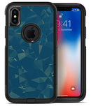 Blue Geometric V10 - iPhone X OtterBox Case & Skin Kits
