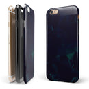 Blue Geometric V13 iPhone 6/6s or 6/6s Plus 2-Piece Hybrid INK-Fuzed Case