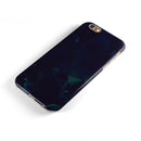 Blue Geometric V13 iPhone 6/6s or 6/6s Plus 2-Piece Hybrid INK-Fuzed Case
