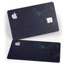 Blue Geometric V13 - Premium Protective Decal Skin-Kit for the Apple Credit Card