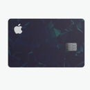 Blue Geometric V13 - Premium Protective Decal Skin-Kit for the Apple Credit Card