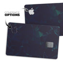 Blue Geometric V13 - Premium Protective Decal Skin-Kit for the Apple Credit Card