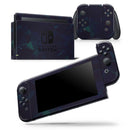 Blue Geometric V13 - Skin Wrap Decal for Nintendo Switch Lite Console & Dock - 3DS XL - 2DS - Pro - DSi - Wii - Joy-Con Gaming Controller