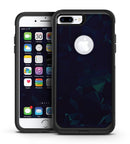 Blue Damask v2 Watercolor Pattern - iPhone 7 or 7 Plus Commuter Case Skin Kit